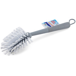 Plastic Dish Brush 32x7x6cm Soft Grip Handle 1pc/24