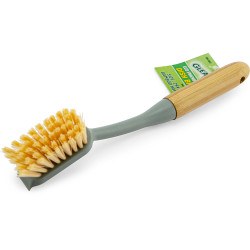 Dish Brush Rect Eco Friendly Bamboo Handle 29x7cm 1pc/24